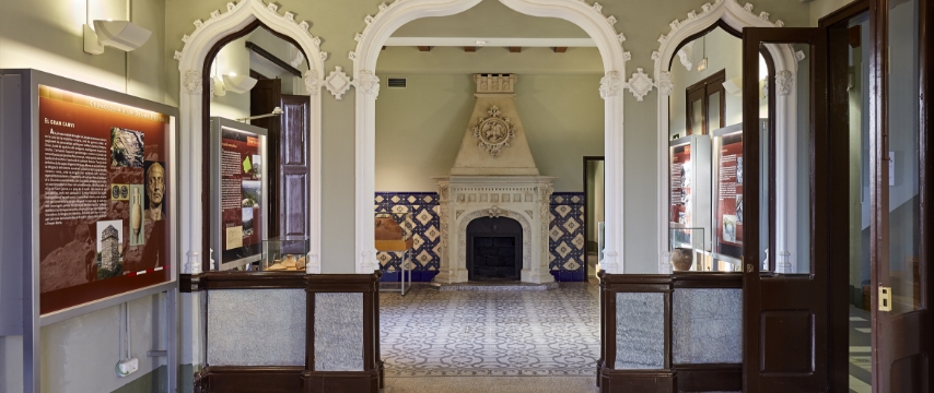 exposicio interior museu can saragossa lloret de mar