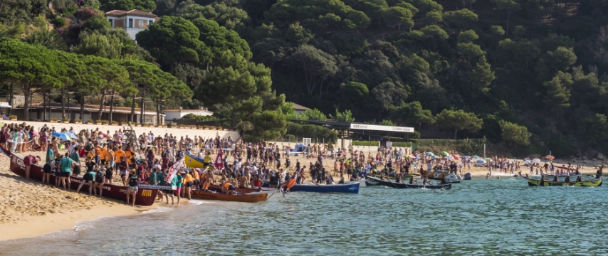 regata de llauts samorra jove santa cristina lloret de mar
