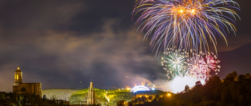 fuochi d'artificio sant narcis girona 