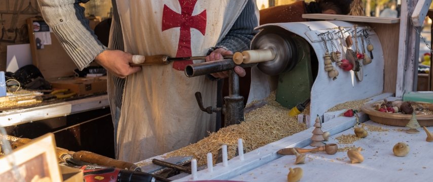Средневековая ярмарка в Вик-Барселона