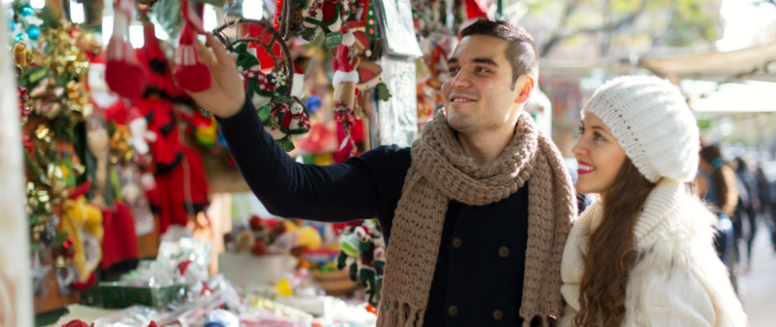 Mercado navidad feria tió