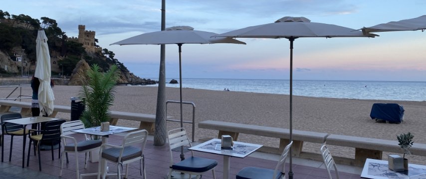 Terrasse de Hotel Rosamar Maxim Adults Only +21 Lloret de Mar