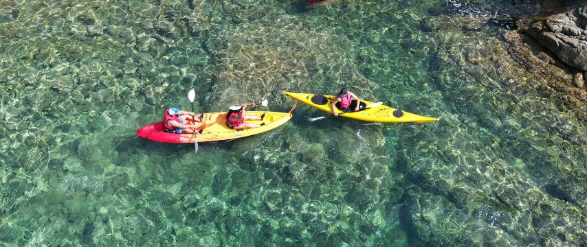 Kayak en la Costa Brava